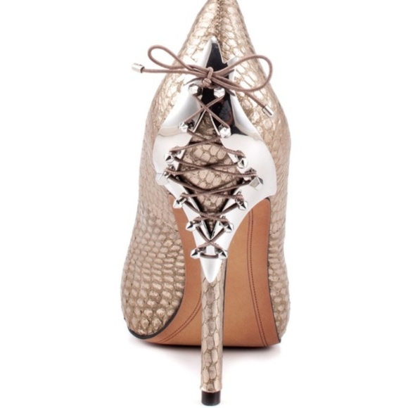 Sam Edelman "Evan" Heel - Zinc Snake  (9) - Picture 3 of 8